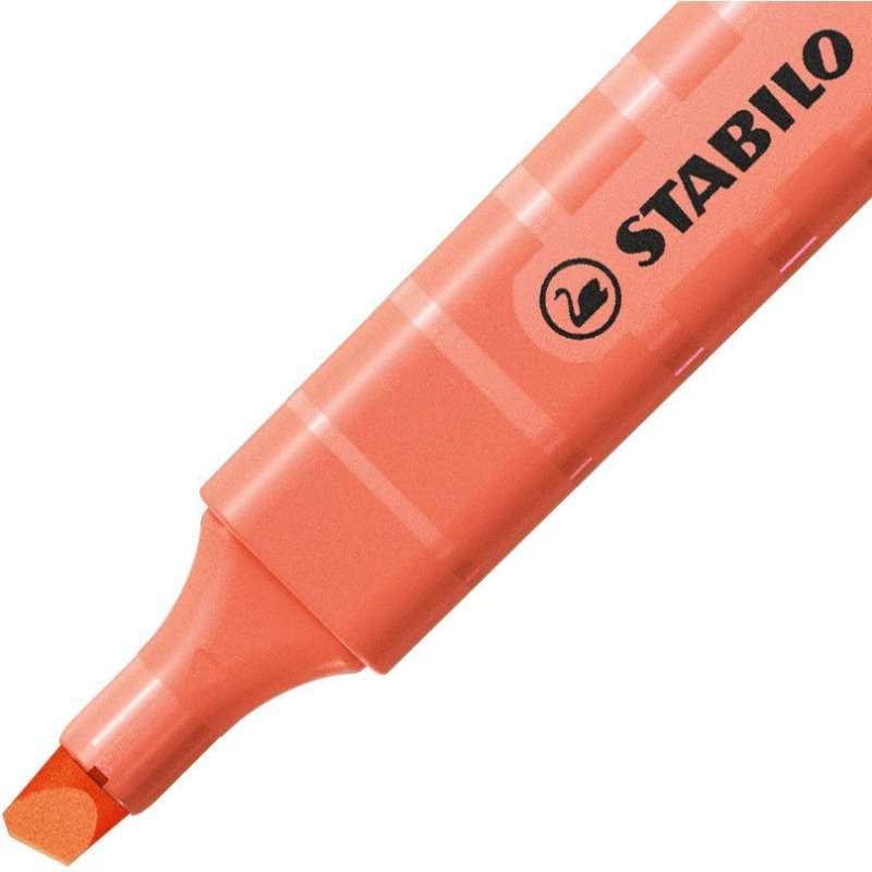 Surligneur stabilo swing cool pastel edition format stylo   pointe biseautee trace 1/4mm  clip coloris douceur de