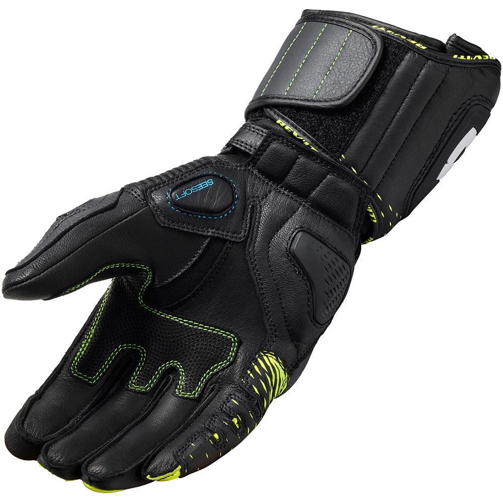 Rev'it - Gants Control Noir / Jaune fluo