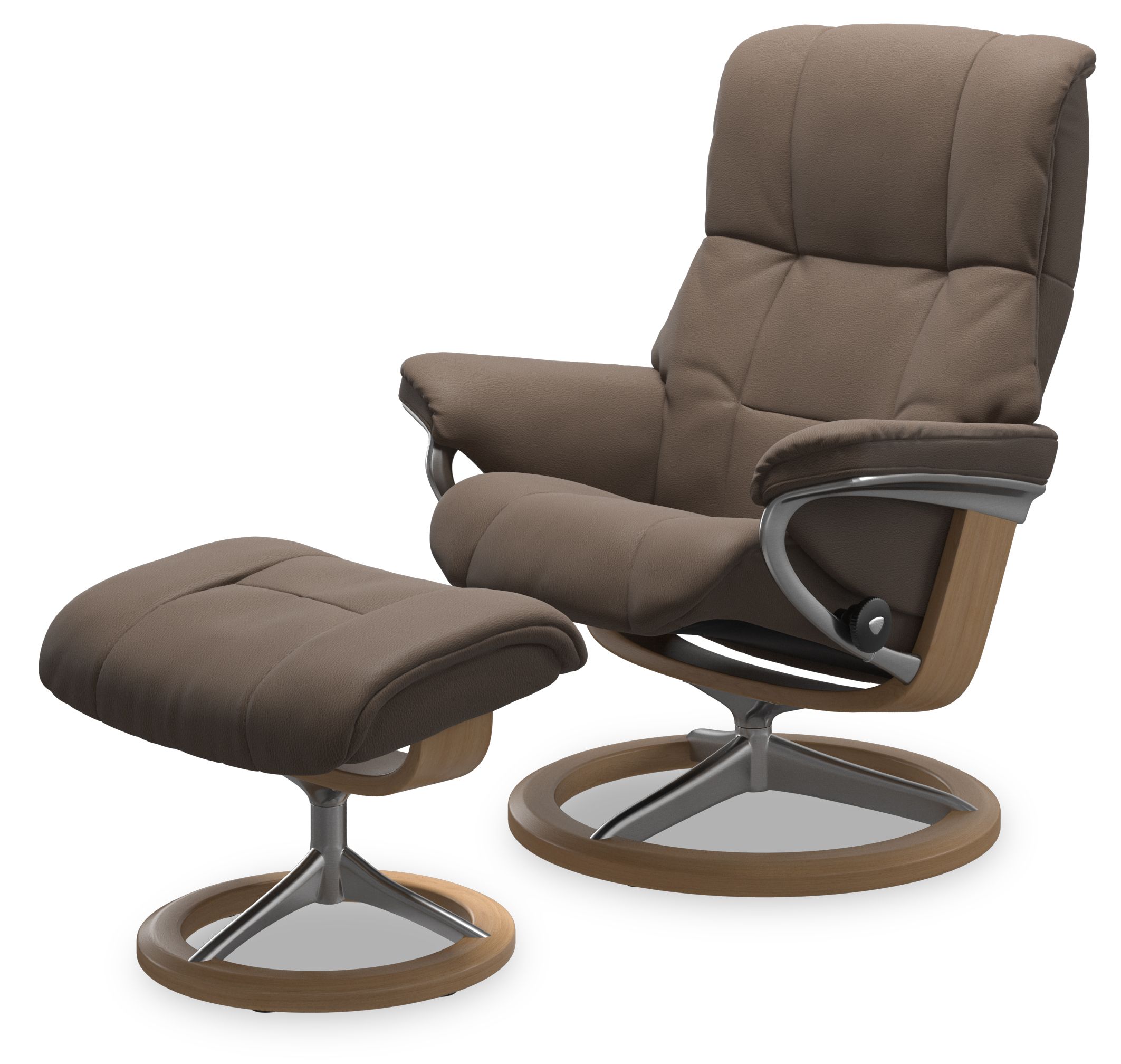 Relaxfauteuil + hocker Mayfair Signature  | StresslessB79 x D73 x H101 cm