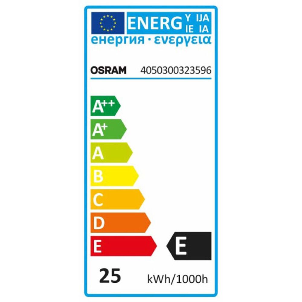 LYSPÆRE OSRAM OZONLAMPET26 MATT 25W 190LM E14