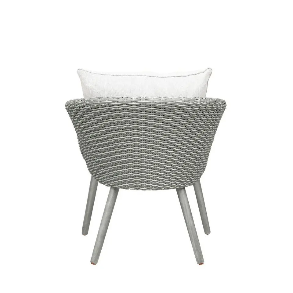 Nordic Home - Seth bistro set wicker - grijs/hout
