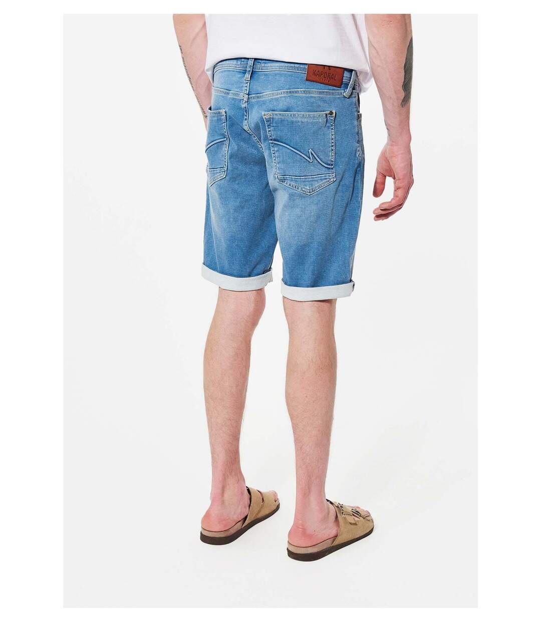 Bermuda ajusté extend denim  -  Kaporal - Homme