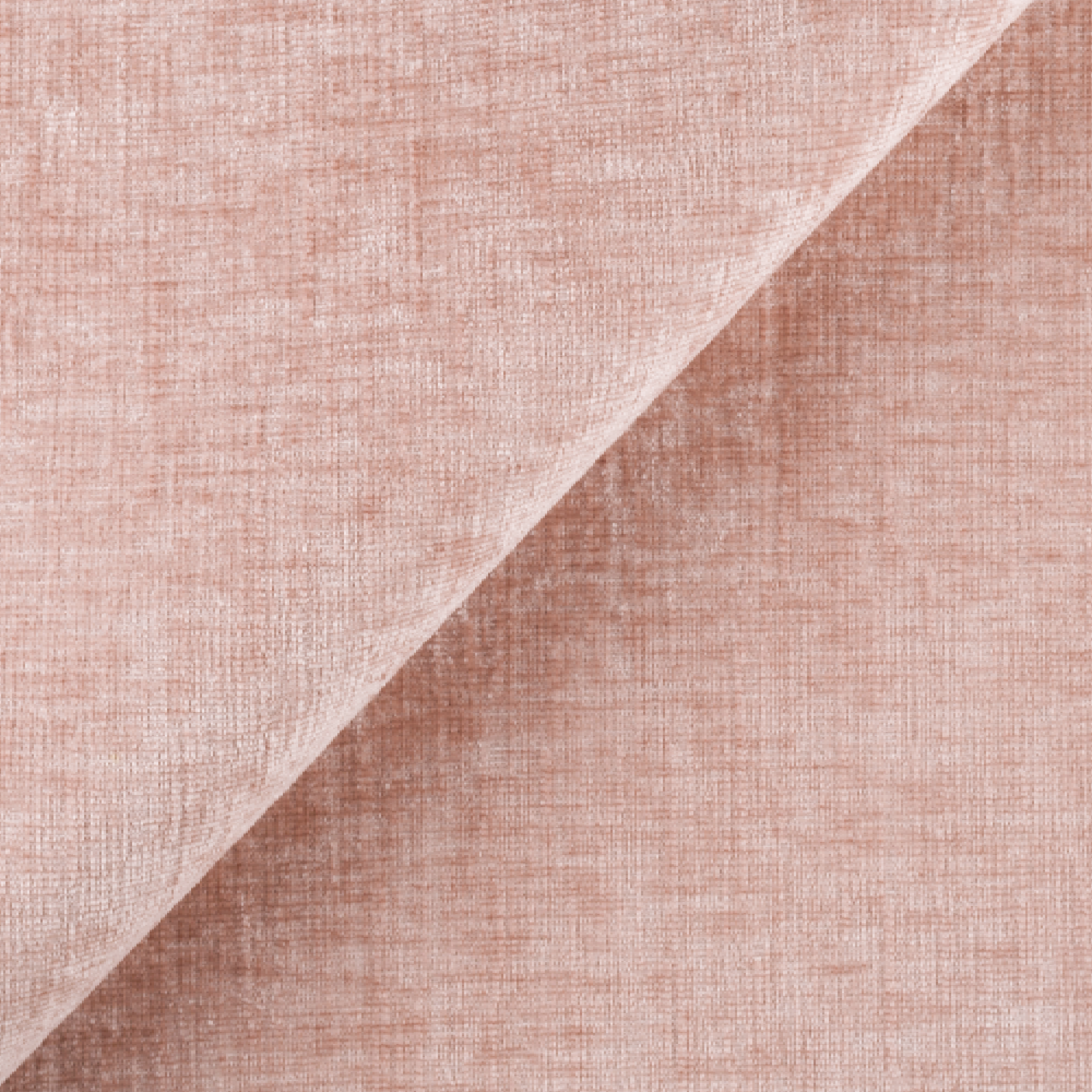 Rechte bank YUMA 4 personen Fluweel met structuur Vintage roze