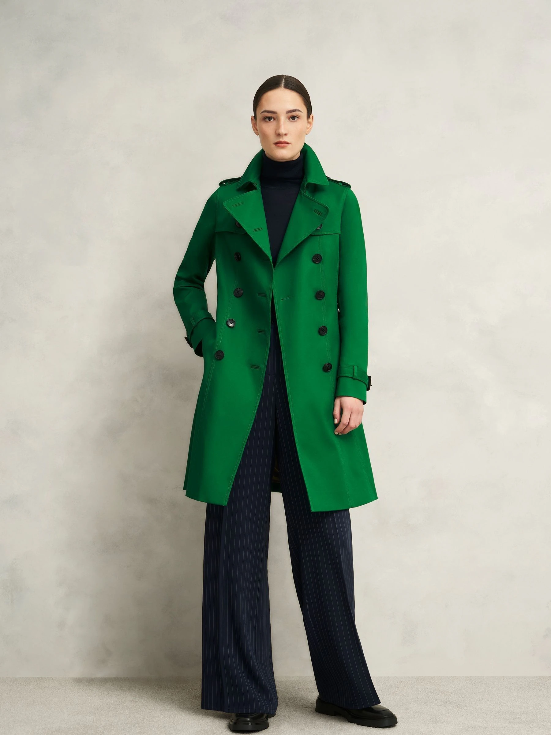 Groen - Hobbs Skylar Trench Coat