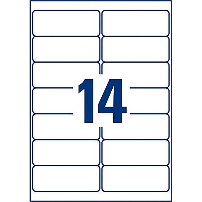 Etiquette d'adresse, 99,1 x 38,1 mm