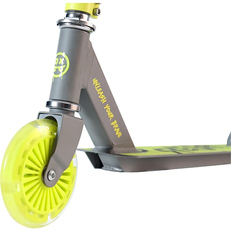 Skeight LED løbehjul grå/lime