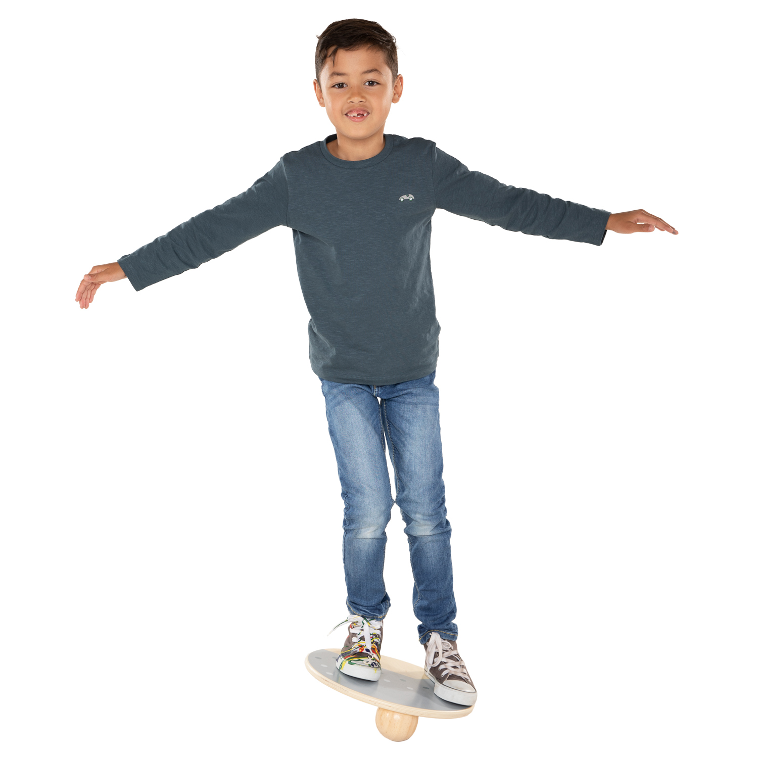 Small Foot-Houten Balansbord Blauw