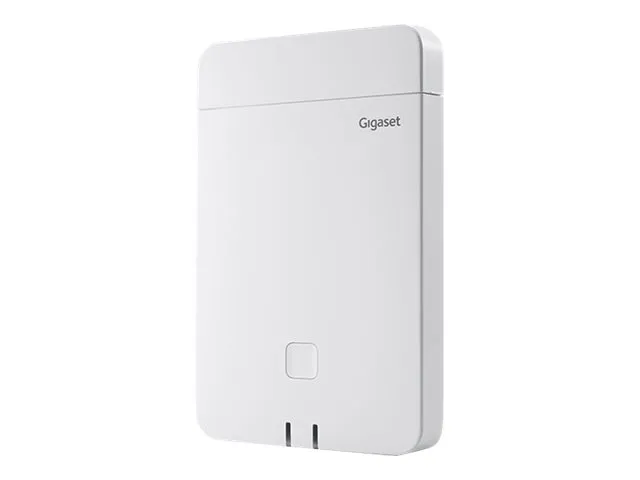 Gigaset N670 IP Pro - Trådløs VoIP telefon basisstation - IP-DECT\GAP\pnCAP - 3-vejs opkaldskapacitet - SIP, RTP, SRTP, SDP, SIPS - polarhvid SF9063