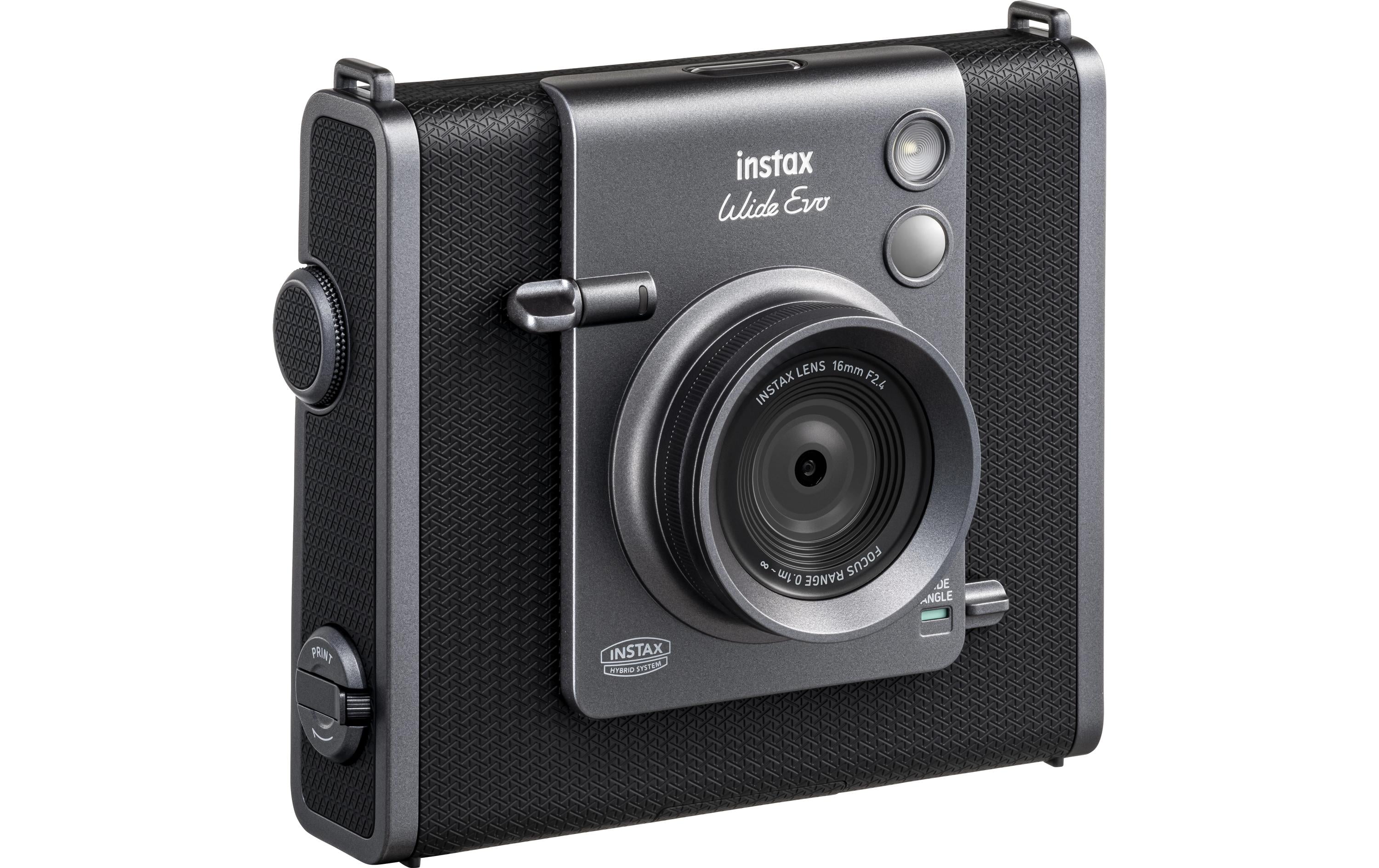 Fotokamera Instax Wide Evo Schwarz<br>Vielseitige Sofortbildkamera
