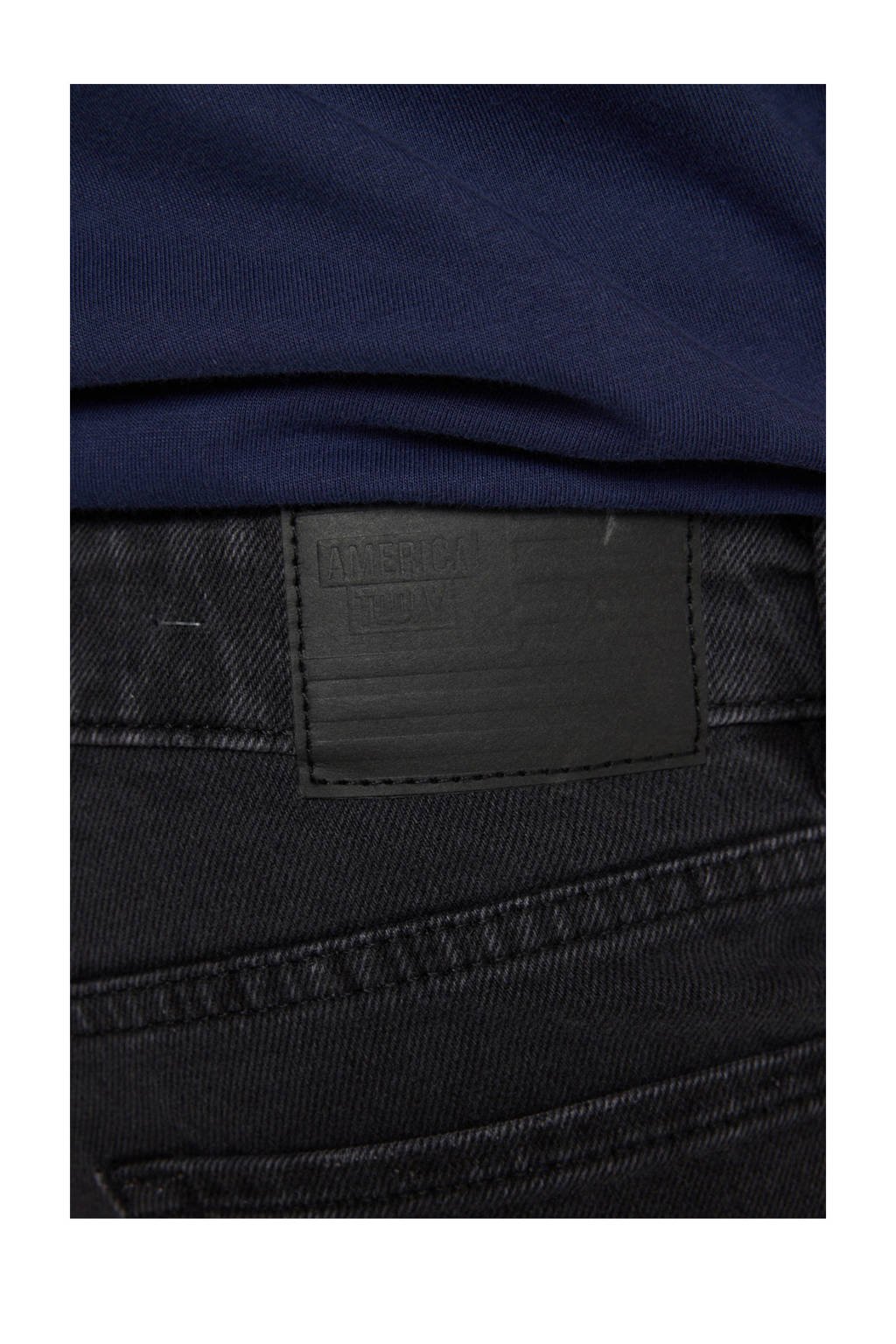 America Today waist straight leg jeans zwart