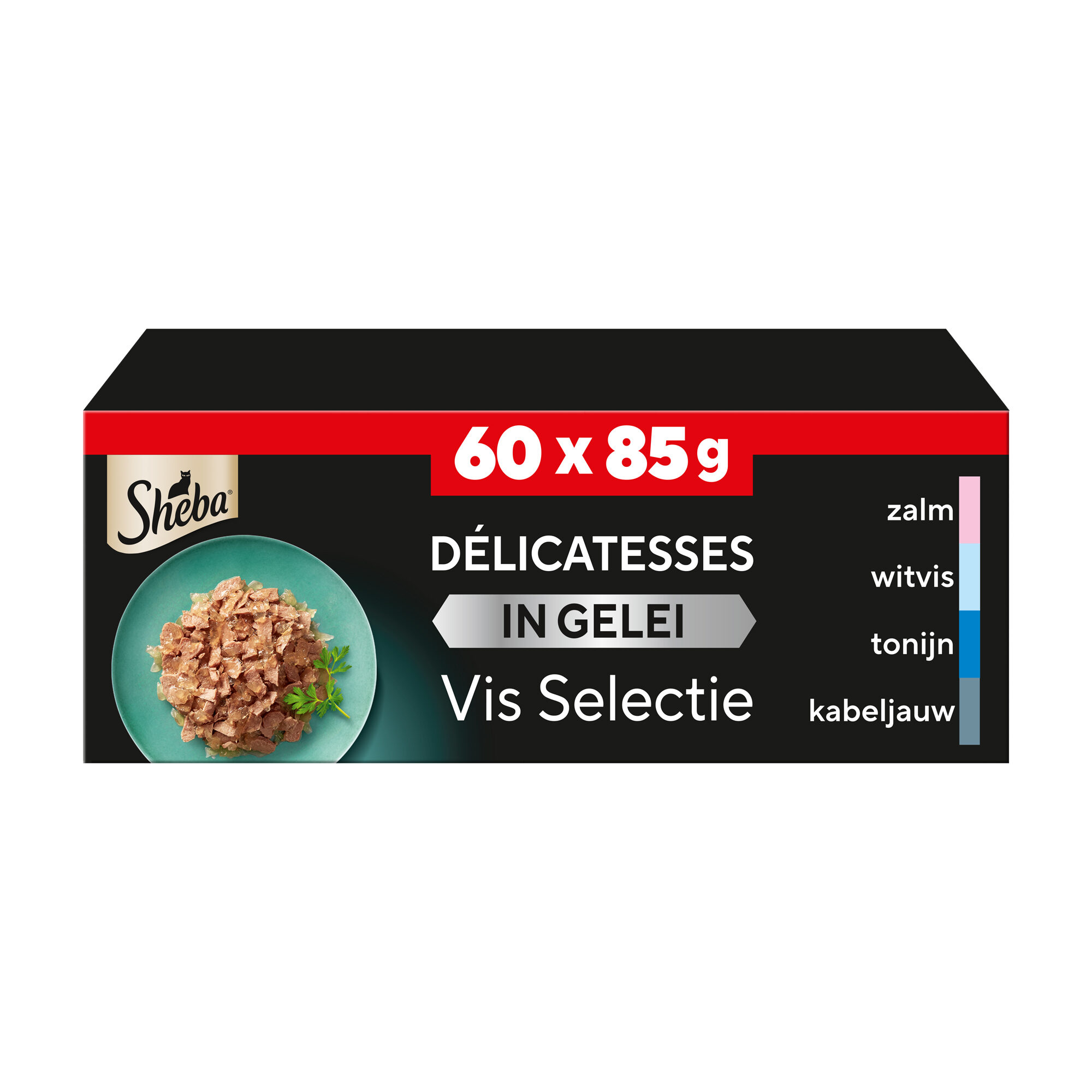 Sheba Vis Selectie in Saus