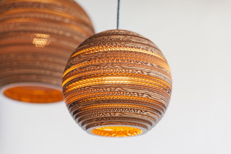 Graypants Scraplights Moon 10 hanglamp Ø26 naturel