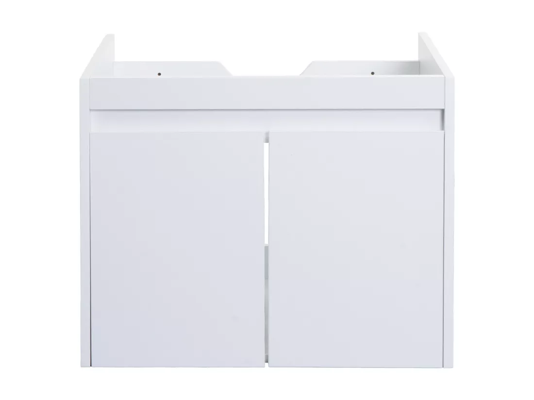 Meuble sous-lavabo MCW-L86, blanc