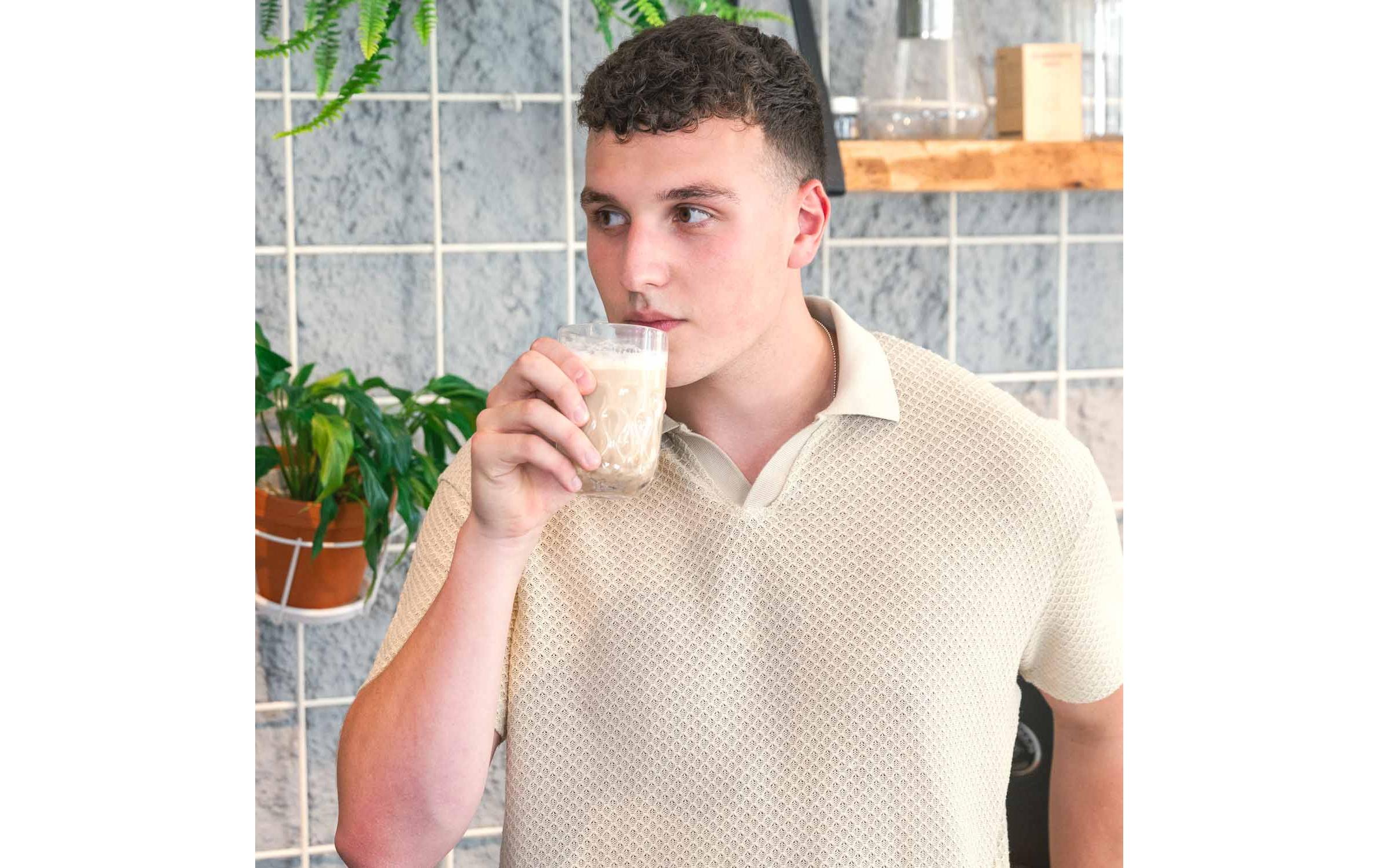 Cappuccino Becher Gocce 2 380 ml, 2 Stück, TransparentCappuccino-/Kaffeetasse für Heissgetränke
