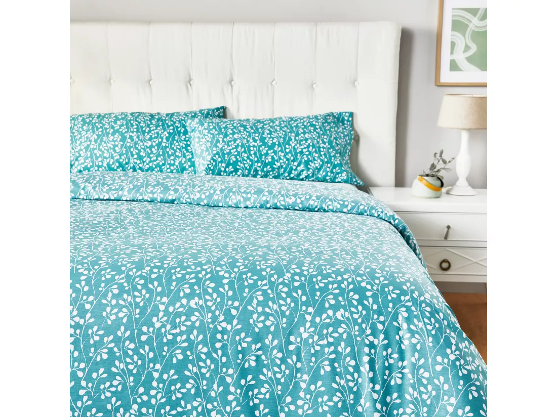 Housse de couette en coton 150 fils Vert
