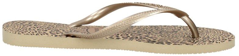 Havaianas Slim Animals goudkleur