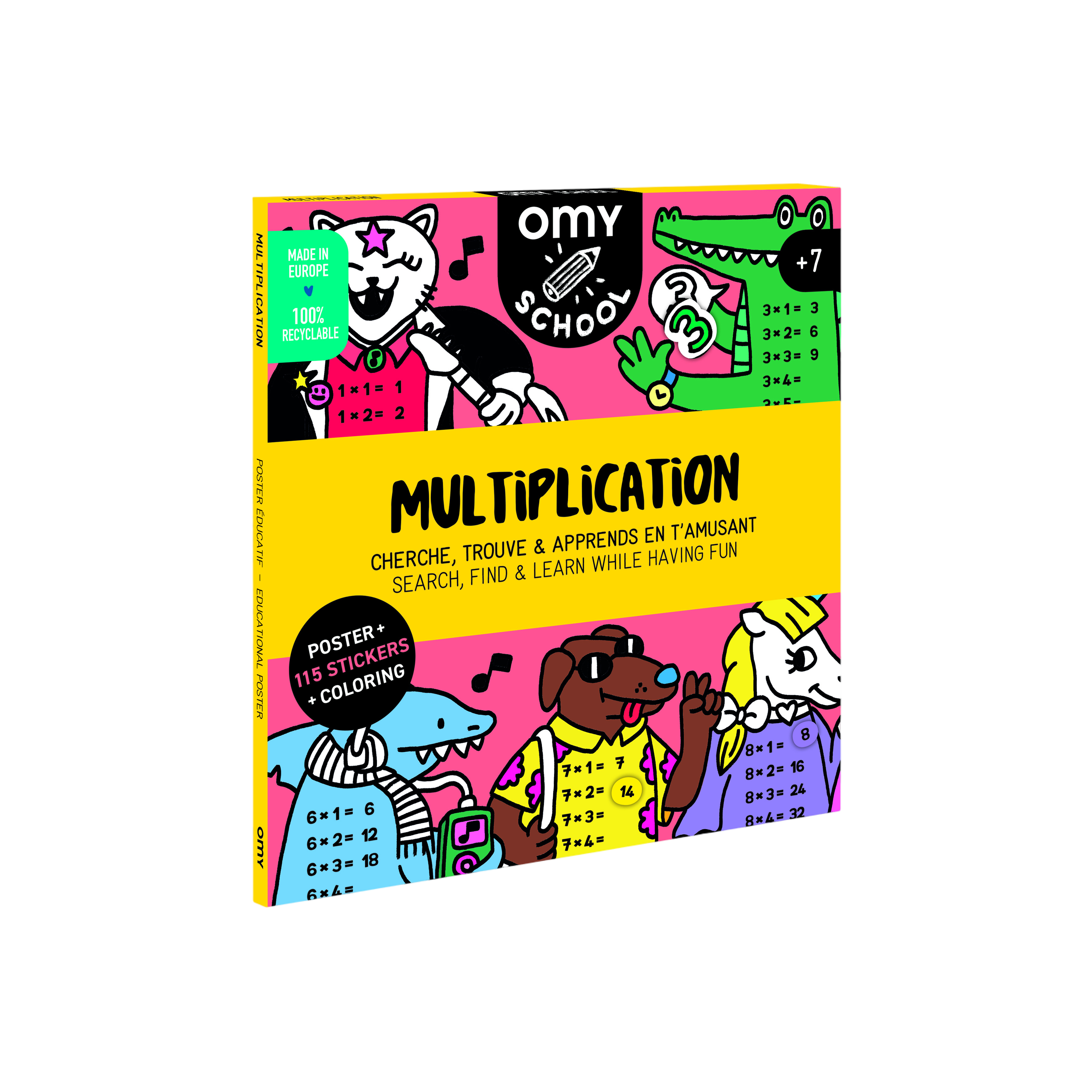 Poster & Stickers OMY School Multiplication