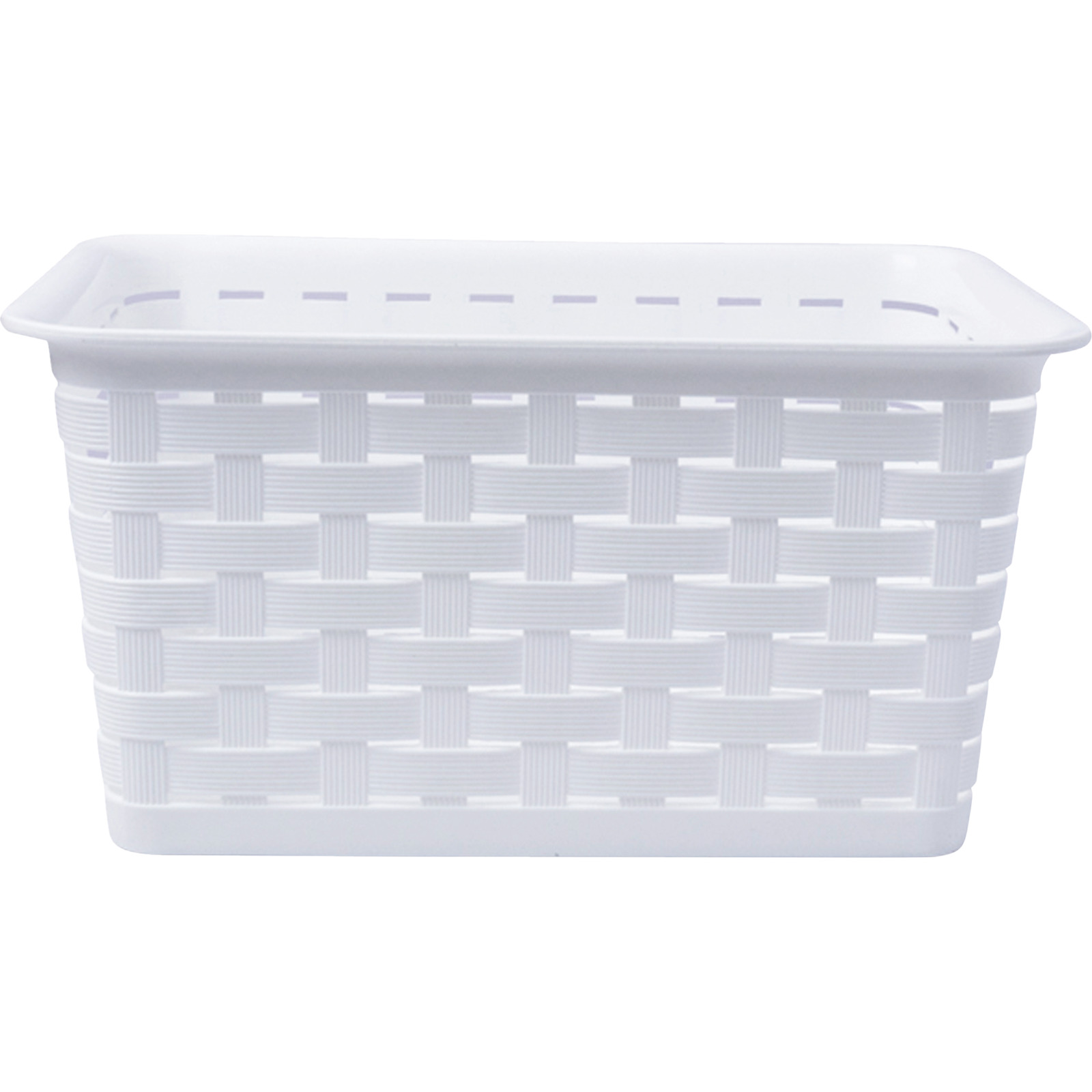 Aufbewahrungsbox weiss hoch 27 x 18 x 14 cm