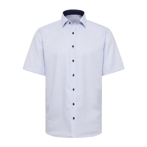 Eterna Kortærmet Modern Fit Skjorte, Blå, 46