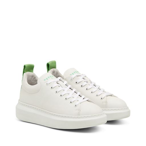 Pavement Dee Color Sneakers, White/Green, 37