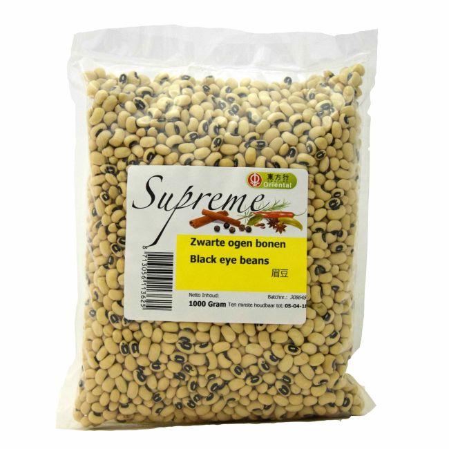 Supreme Zwarte Ogen Bonen 1kg