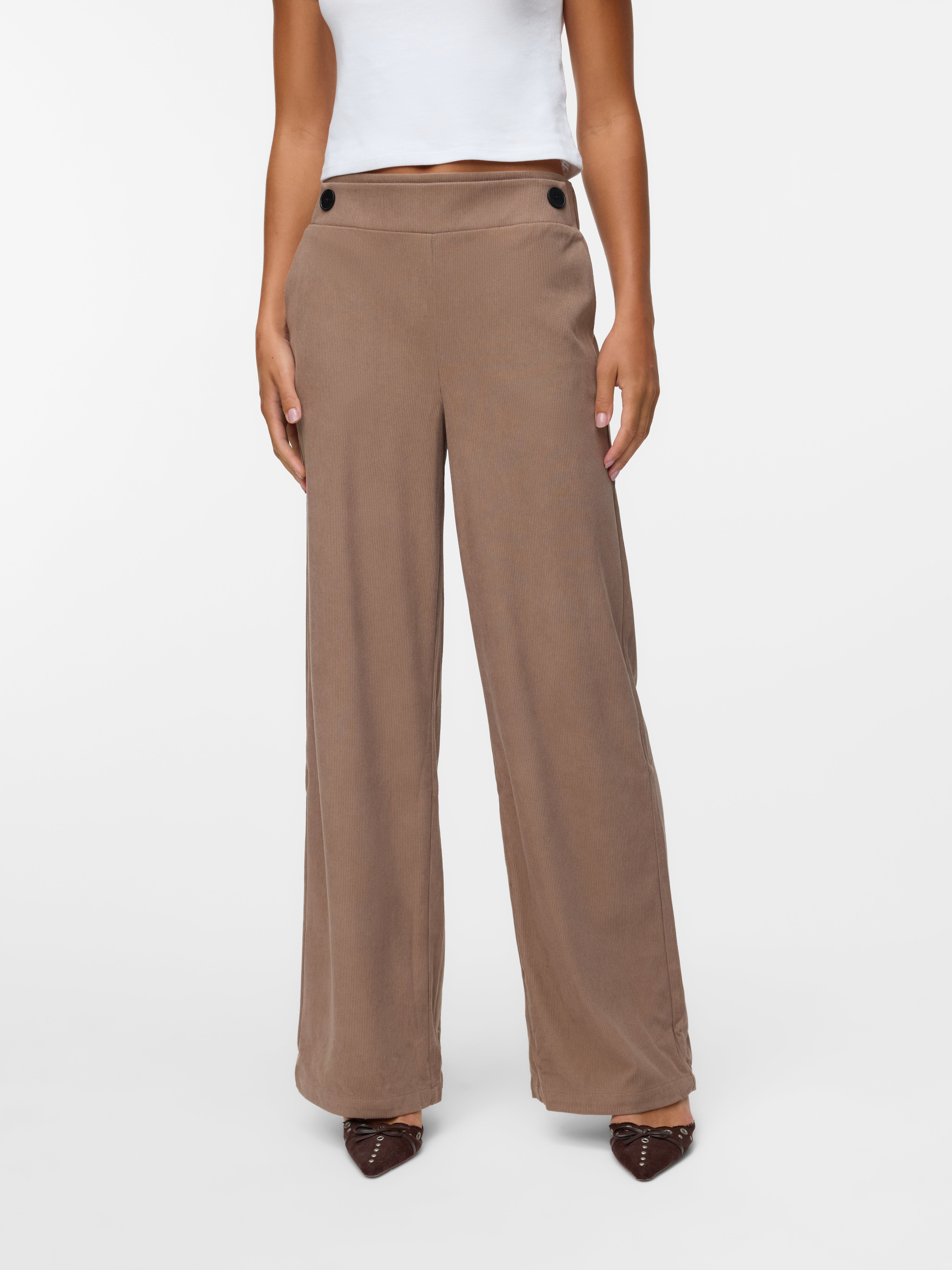 VMVILJA High waist Corduroy Broek