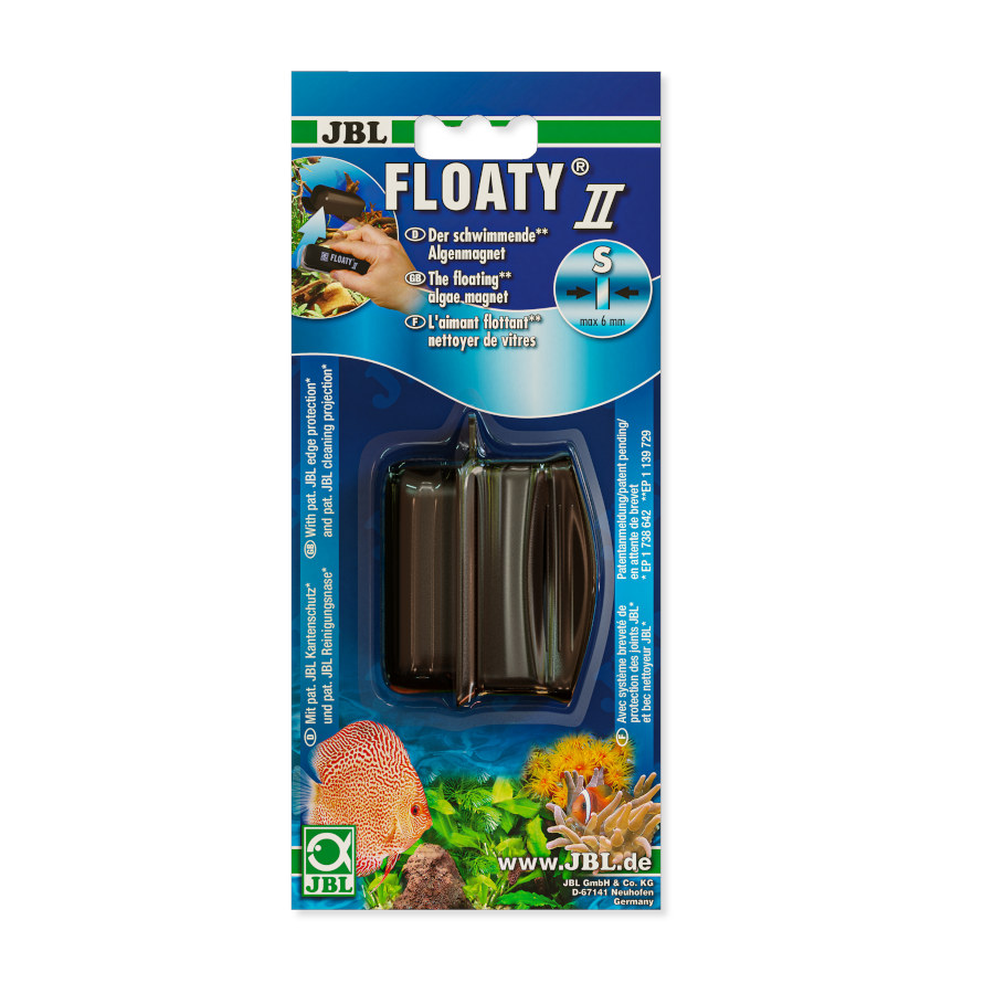 Limpador de vidro magnético para aquário JBL Floaty II