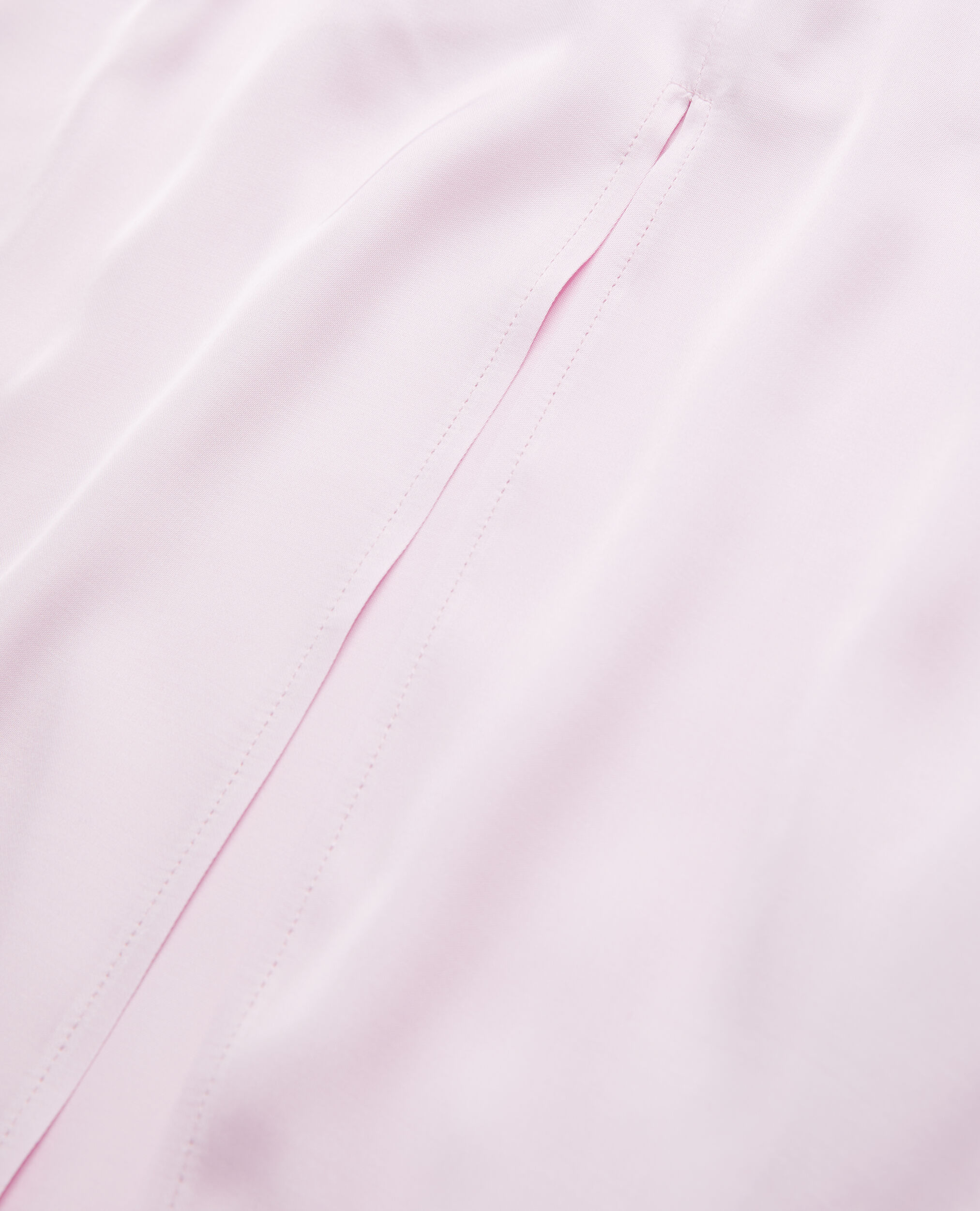Robe longue rose avec plissage