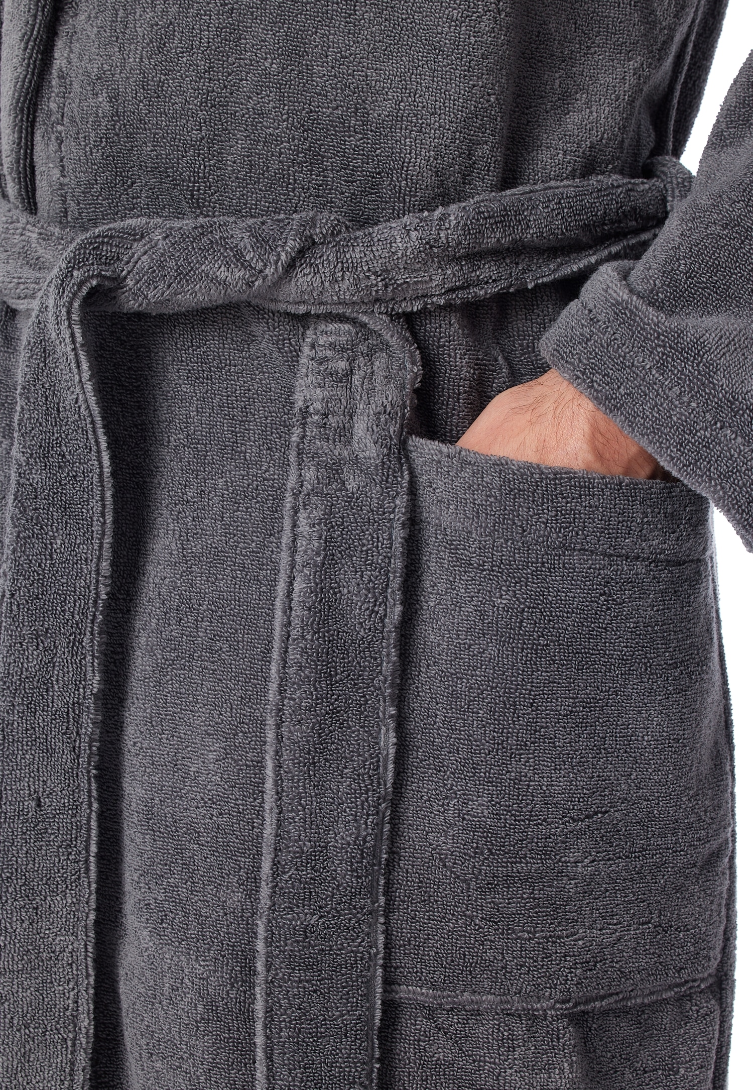 Schiesser Herrenbademantel »Essentials« in weicher, behaglicher Frottee-Qualität