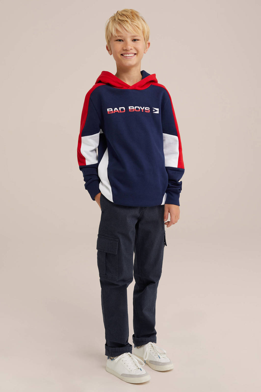 WE Fashion hoodie blauw