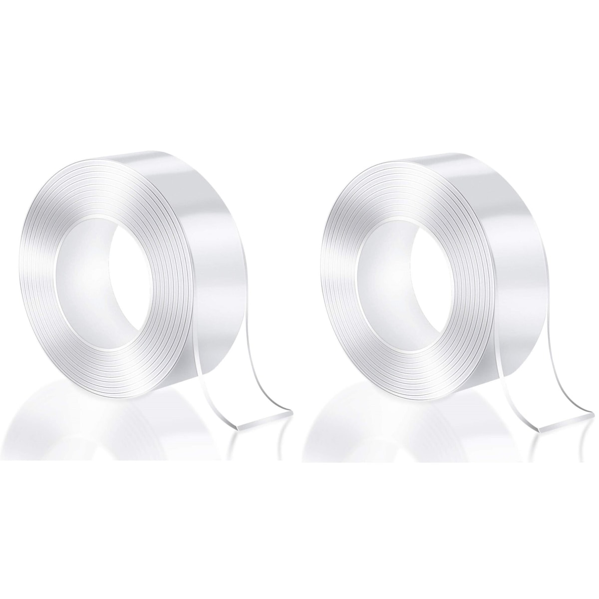 Gjenbrukbar dobbeltsidig nanotape 5 m 2-pakning