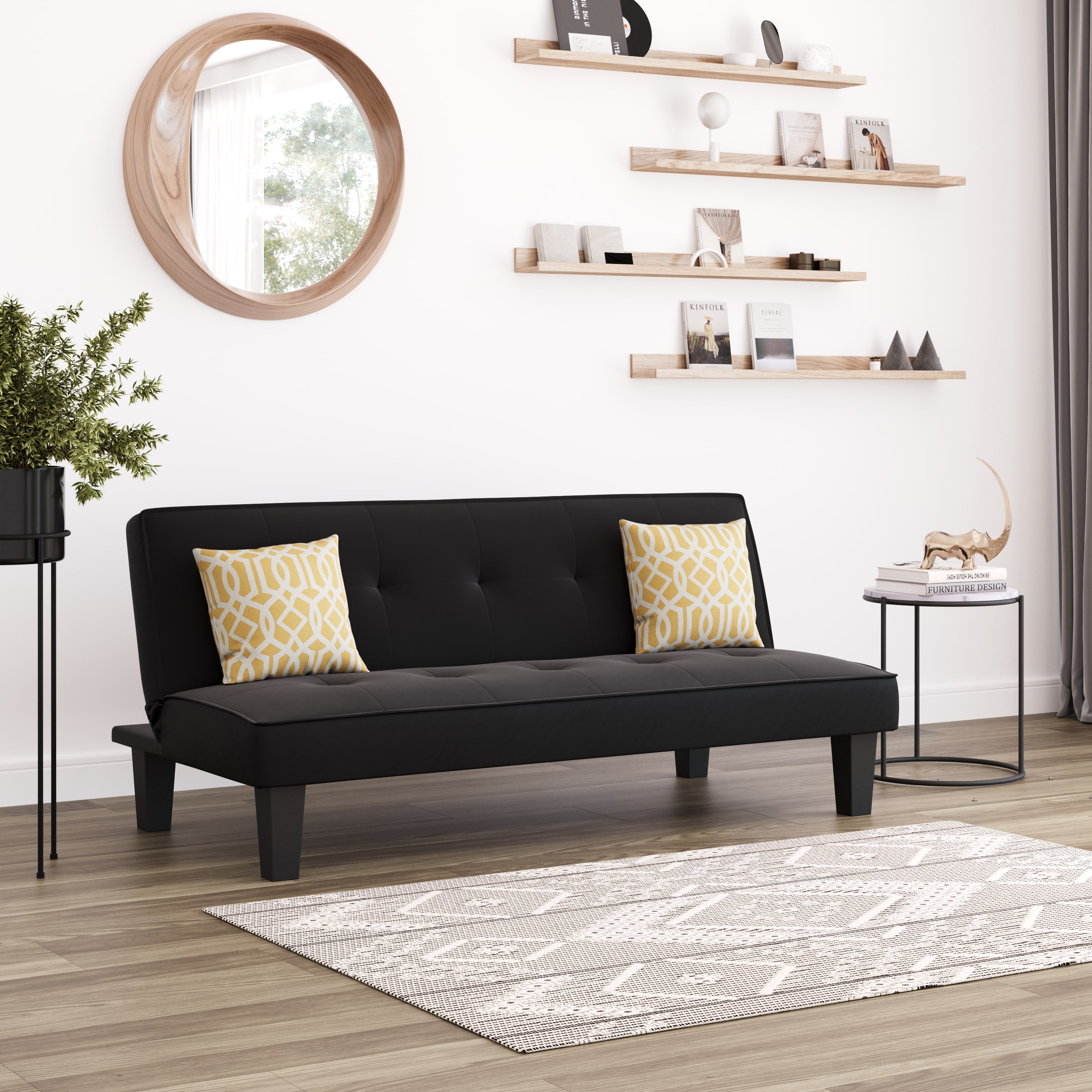 Schlafsofa ROLANDO schwarz