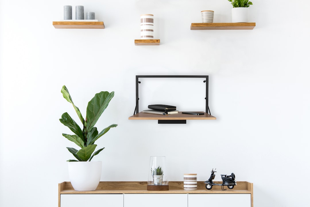 LED-Regal Leonie 50 x 30 cm Artisan-Eiche/schwarz