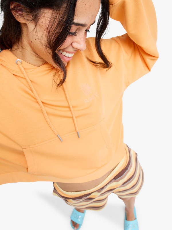 Surfing By Daylight Sweat à capuche Orange Femme