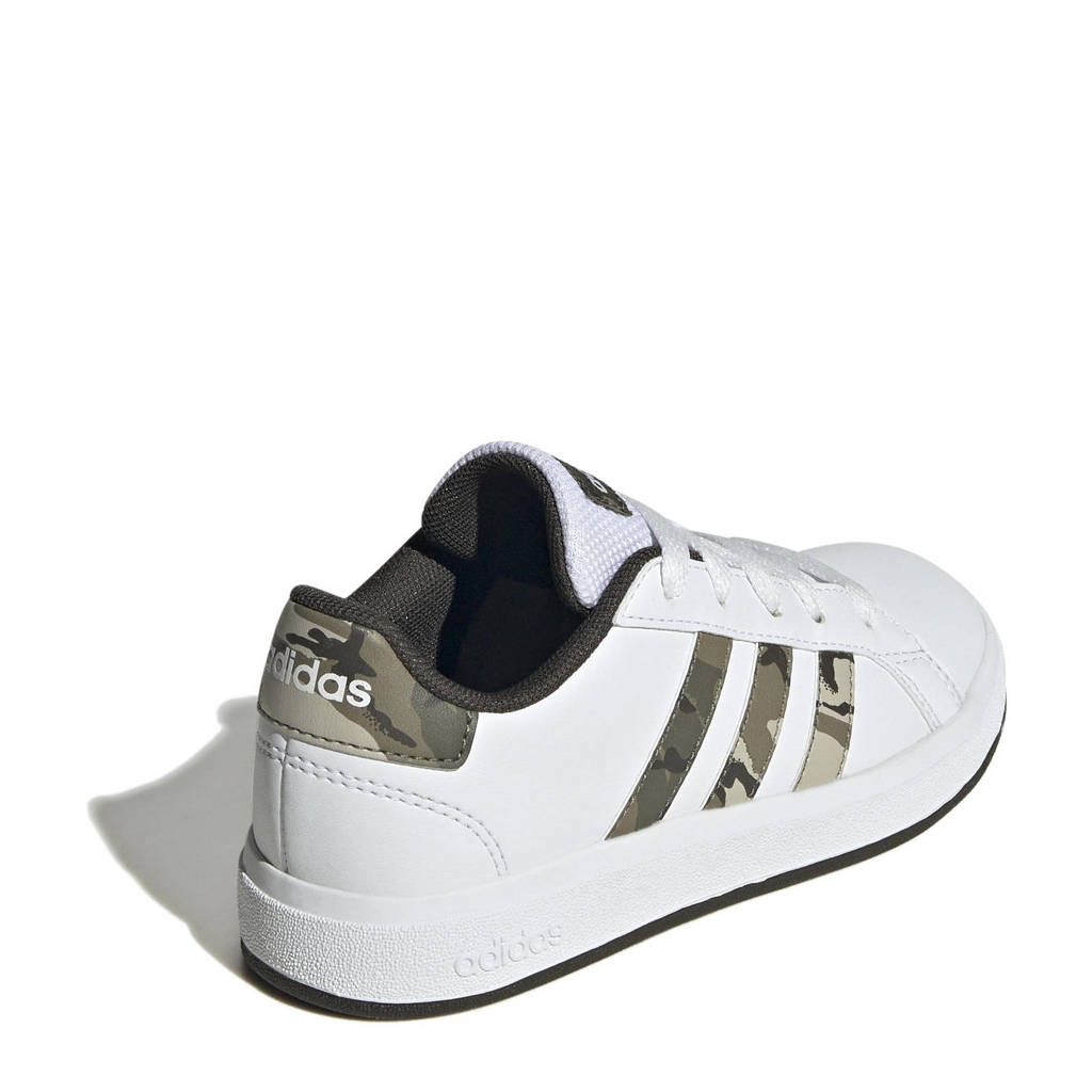 adidas Grand Court 2.0 sneakers wit/groen