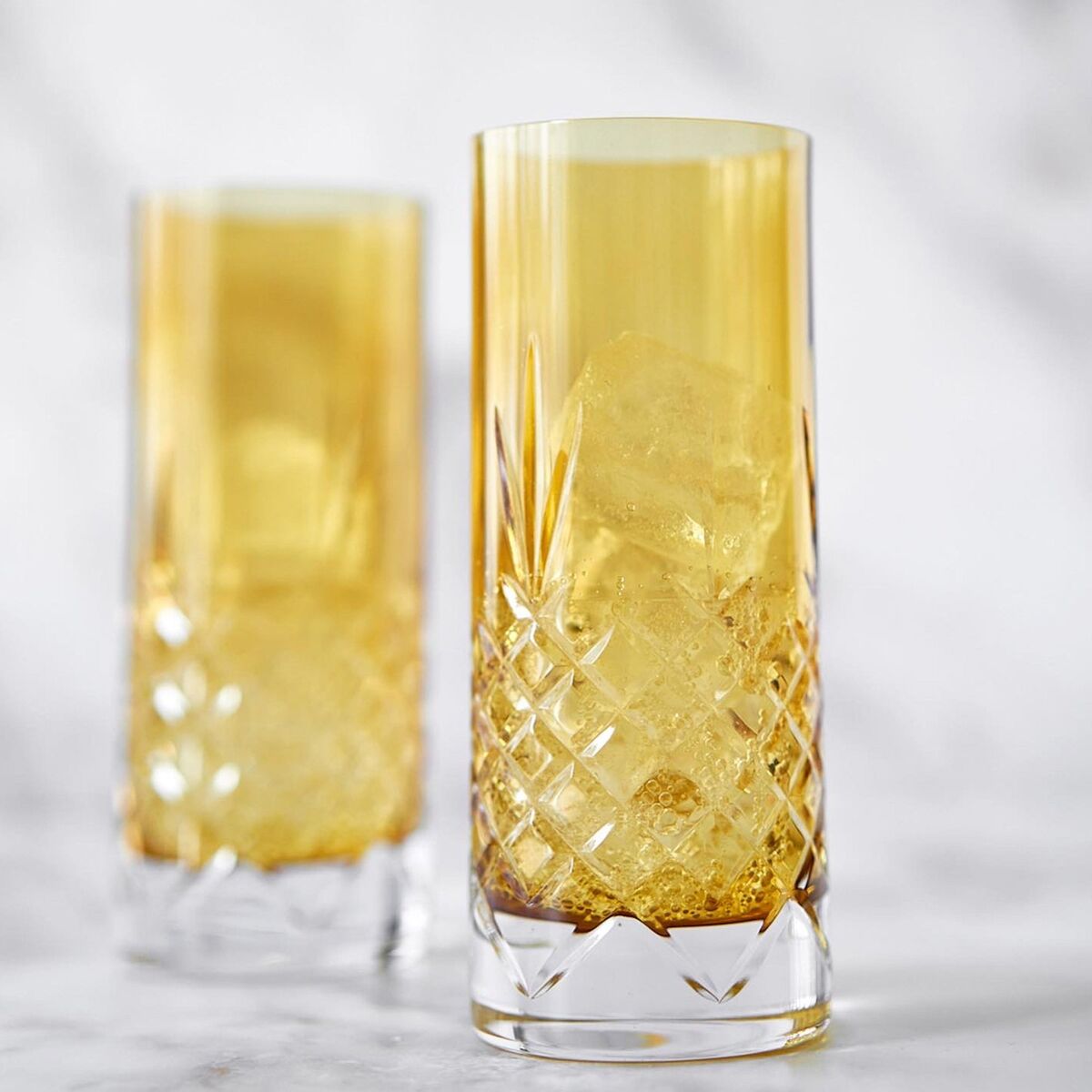 Crispy Highball Glass 2 stk, Citrine
