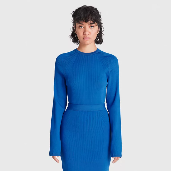 Timberland x Suzanne Oude Hengel Future73 Knit Base Layer para Mulheres na cor Azul