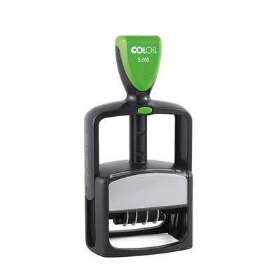 Colop S 660 Office Line - Tampon dateur personnalisable - 7 lignes - format rectangulaire