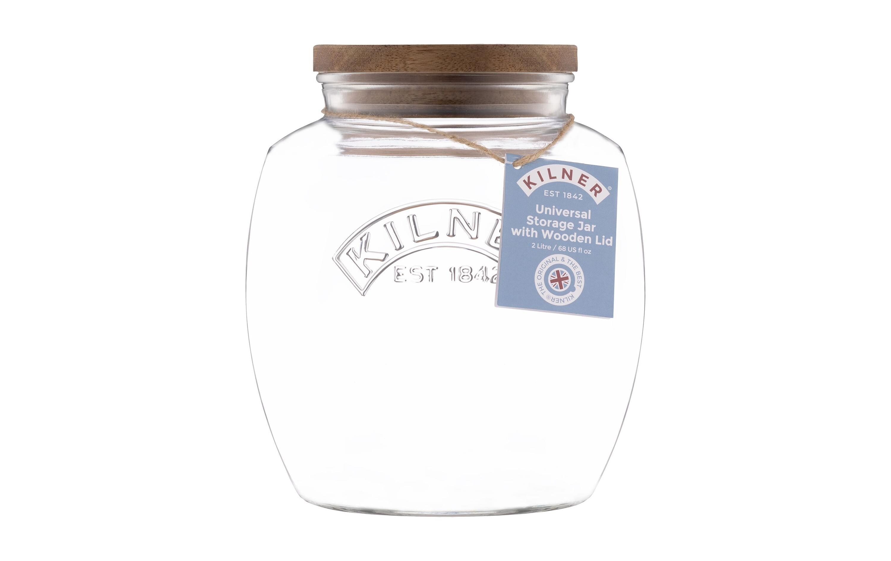 Einmachglas Universal 2000 ml, 1 StückSturzglas mit Deckelrahmen und Dichtungsdeckel