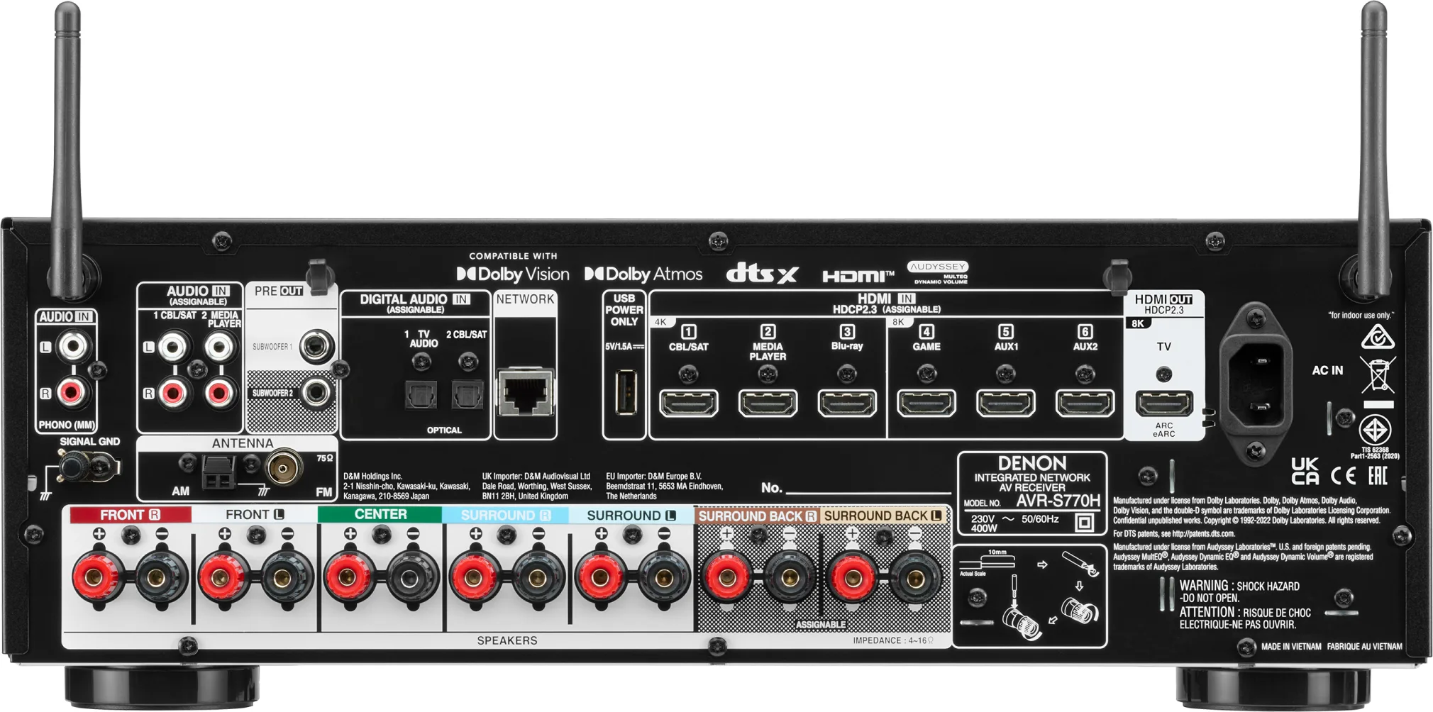 Denon AVR-S770H Amplis home-cinéma