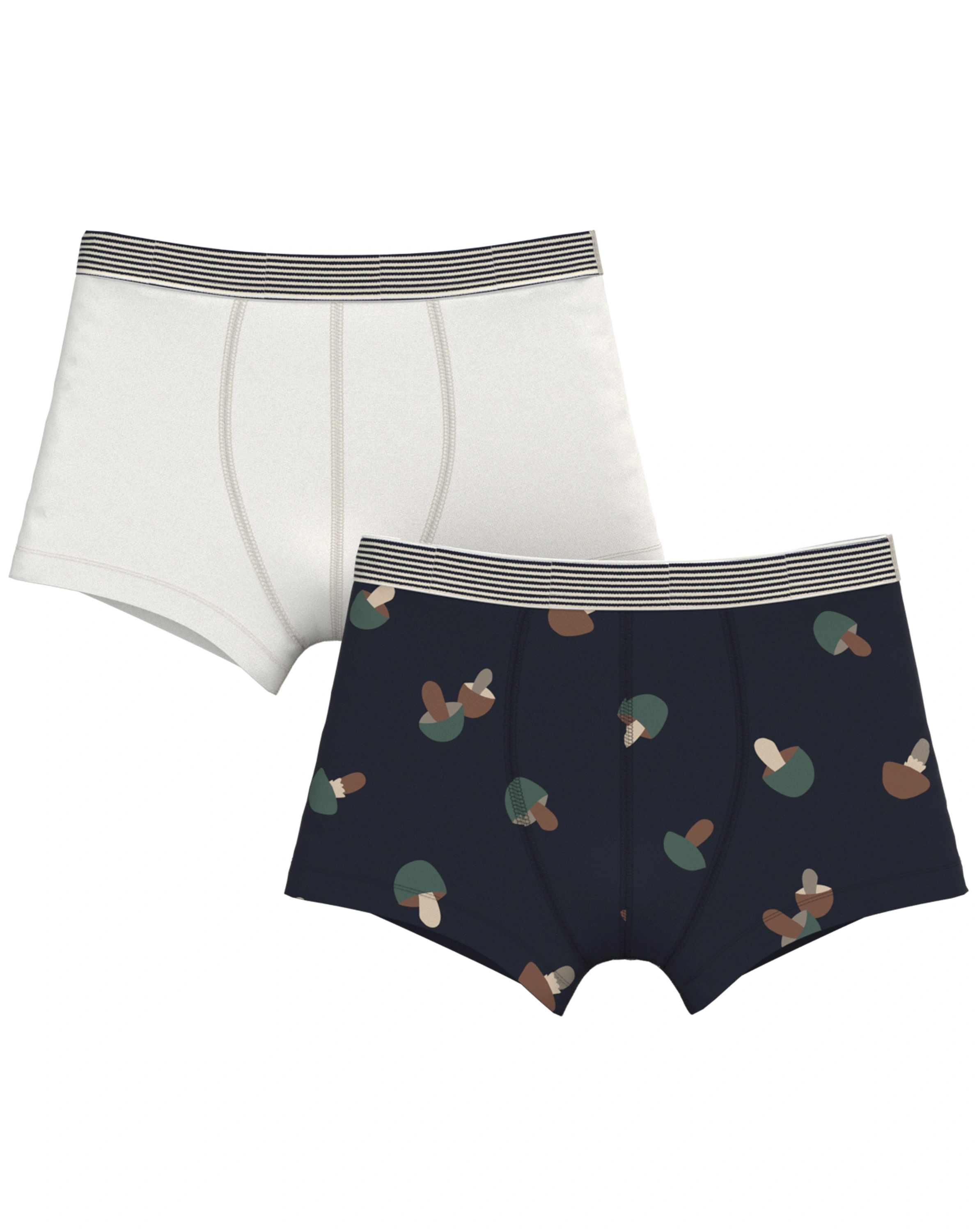 Boxershorts CHAMPIGNON 2er-Set in blau/weiß