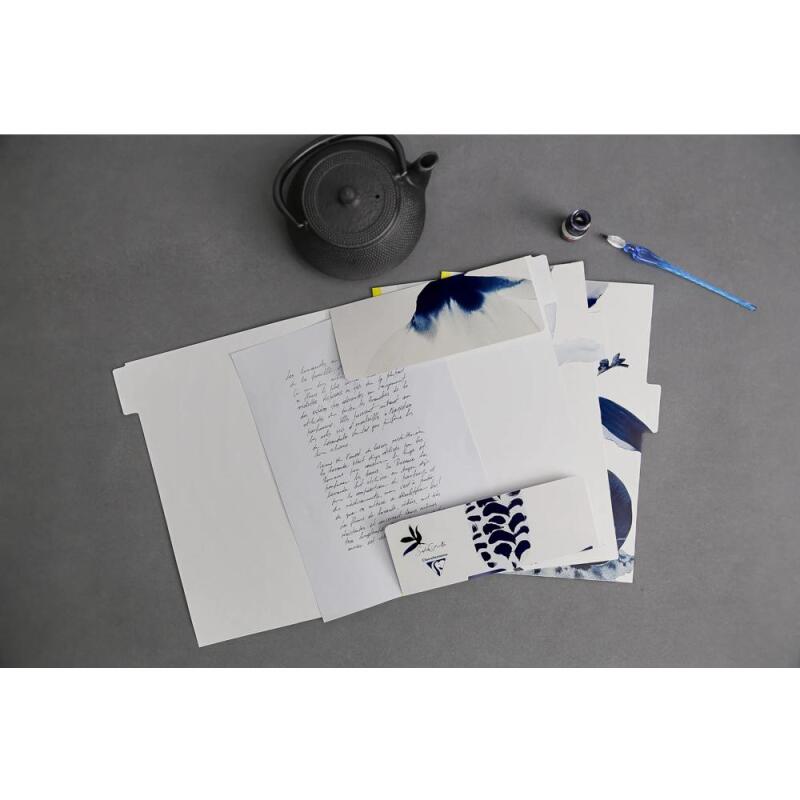 Inkebana, Set de 3 pochettes à onglets 22x31 cm, ass. - Multicolore