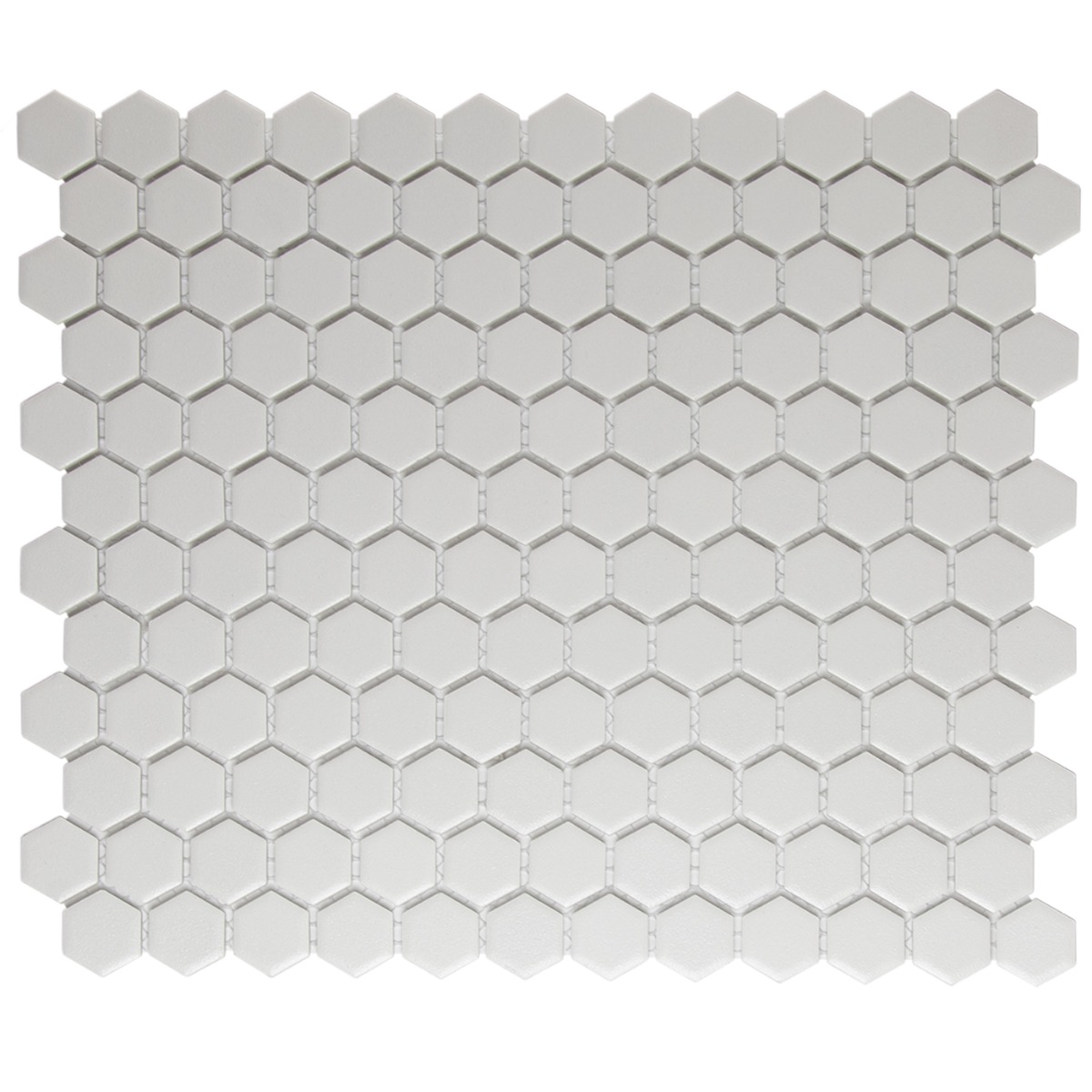 The Mosaic Factory London kleine hexagon mozaïek tegels 26x30 super wit