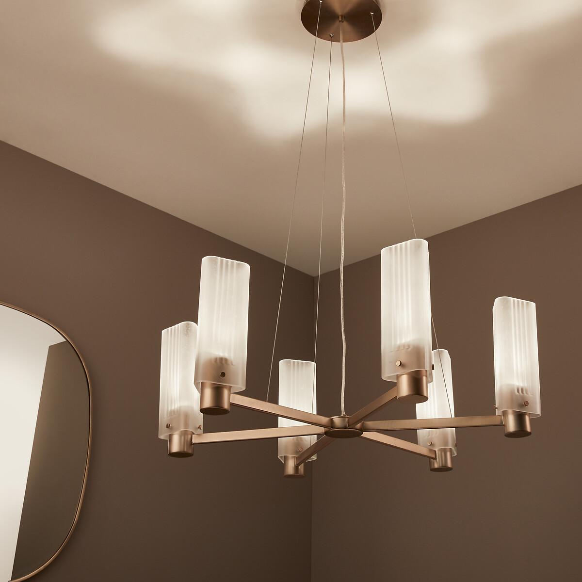 AM.PM<br>Luminária pendente em vidro/metal, design Strozzi E.Gallina