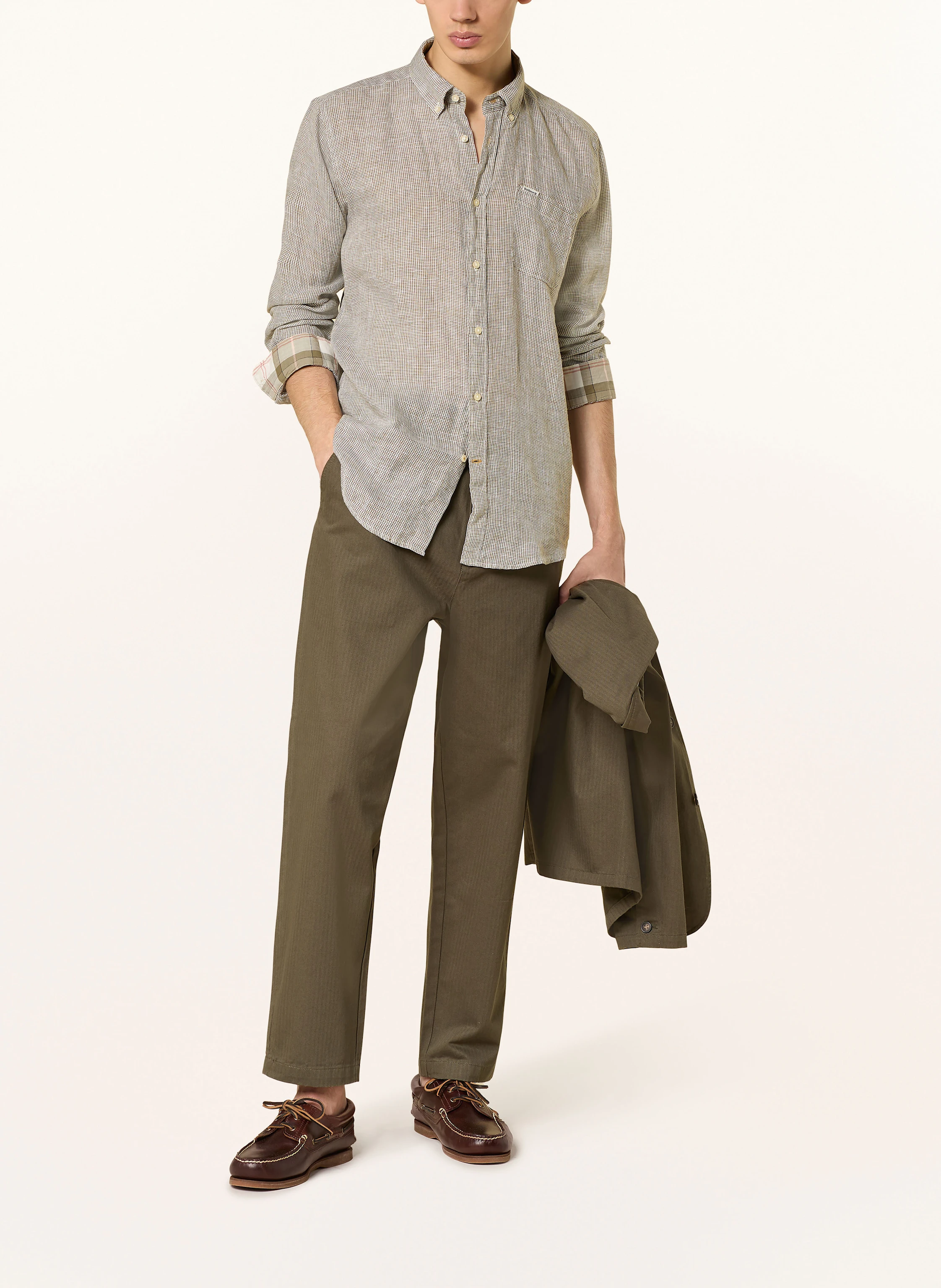 Barbour Leinenhemd LINTON Tailored Fit