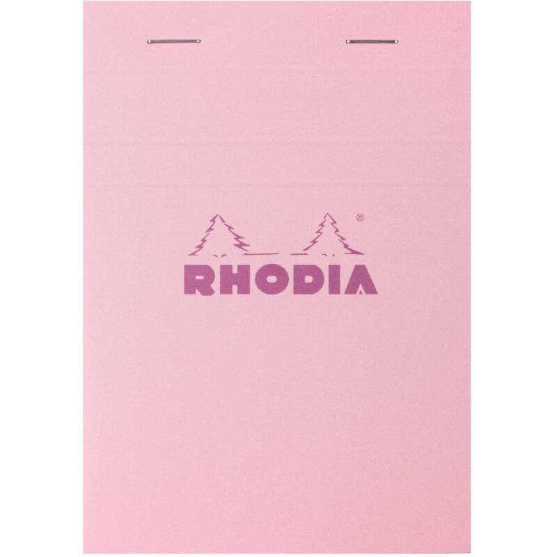 Rhodia bloc agrafé COULEURS N°13 5/5 80 feuillets microperforés, couvertures assorties - Assortis