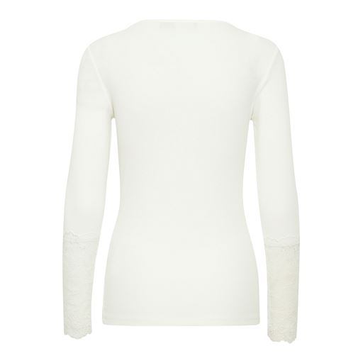 Fransa Langærmet Blonde T-shirt, Antique, L