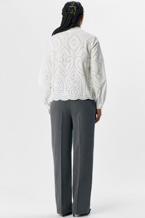 Object witte dames blouse