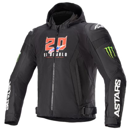 Blouson Alpinestars FQ20 FABIO QUARTARARO ZACA AIR MONSTER - Noir / Blanc