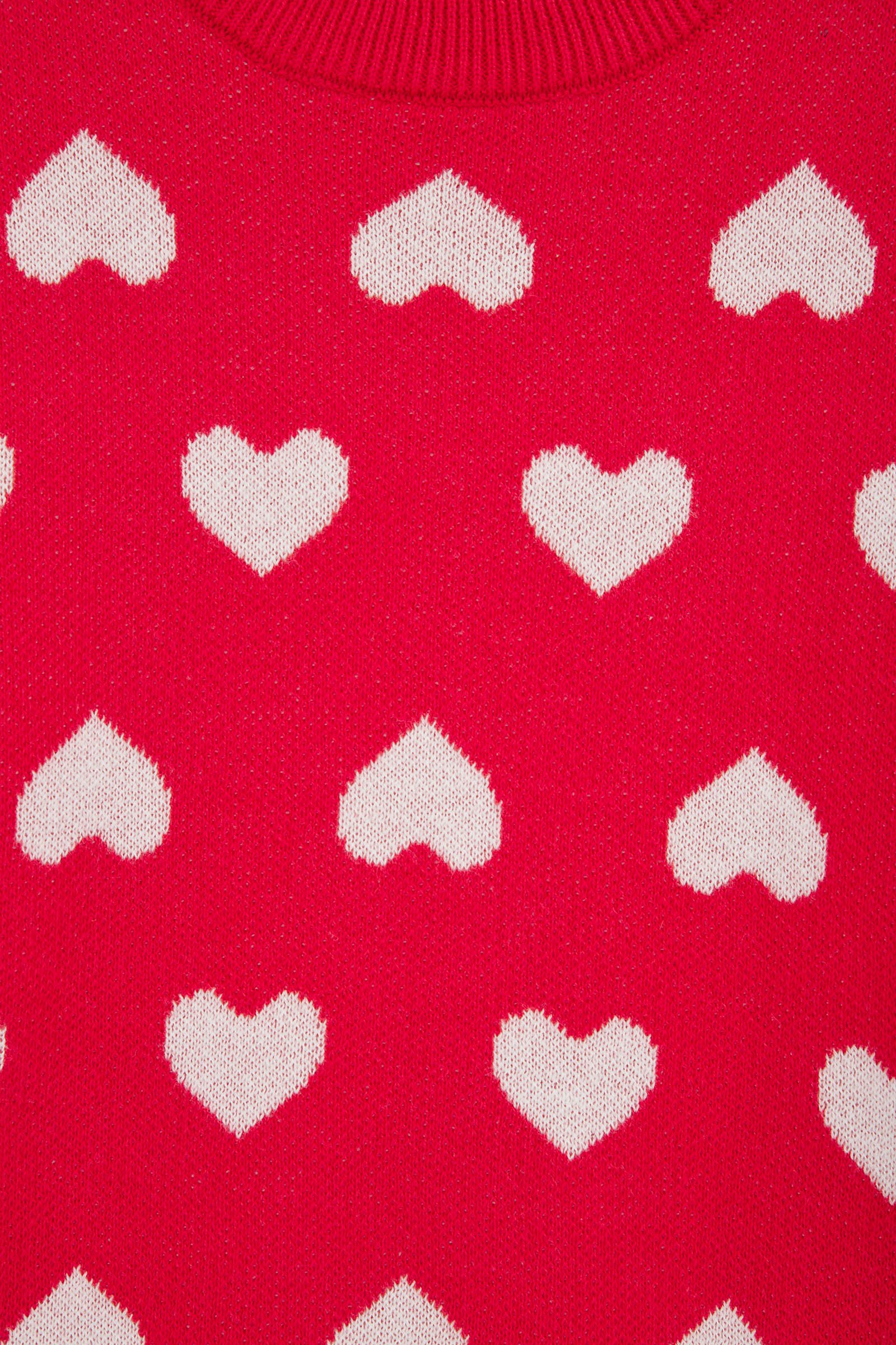 Meisjes trui met dessin WE Fashion Vuurrood